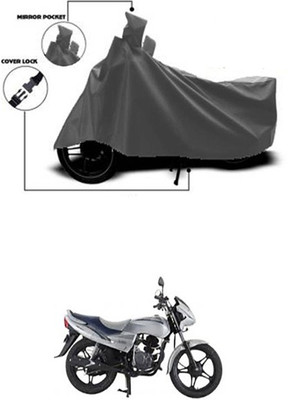 Gromaa Two Wheeler Cover for LML(Freedom, Grey)