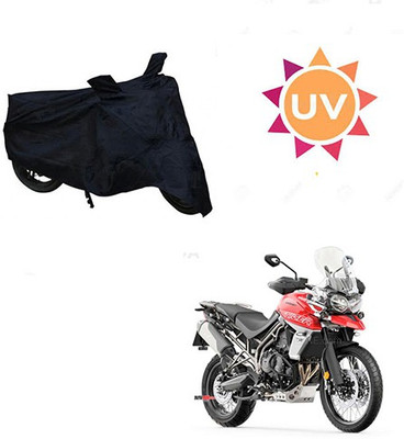 RPSENTTERPR Waterproof Two Wheeler Cover for Triumph(Tiger 800 XCA, Black)