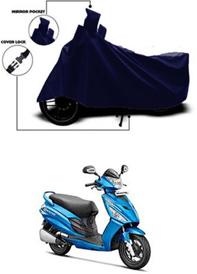 Gromaa Two Wheeler Cover for Hero(Maestro Edge, Blue)