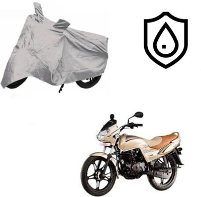 SRENTERPRISES Two Wheeler Cover for LML(Freedom, Silver)