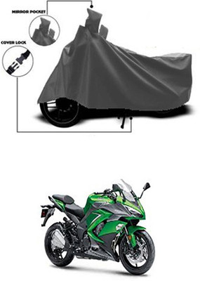 Wadhwa Creations Two Wheeler Cover for Kawasaki(Ninja 1000, Grey)