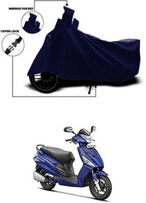 Gromaa Two Wheeler Cover for Hero(Blue)