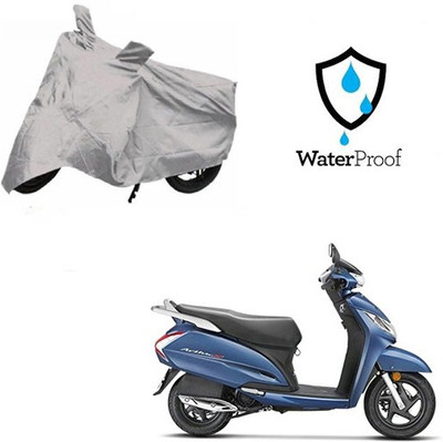 MOTOWORLD Two Wheeler Cover for Honda(Activa 125, Silver)