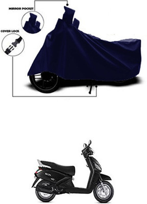 Mdstar Waterproof Two Wheeler Cover for Mahindra(Blue)
