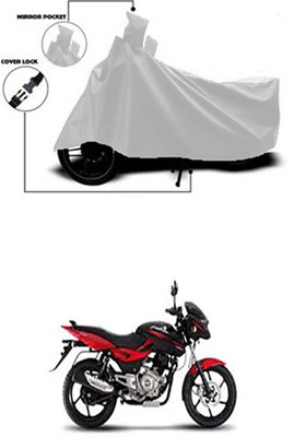 Gromaa Two Wheeler Cover for Bajaj(RC 200, Silver)