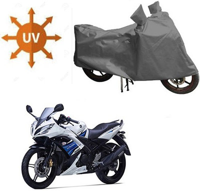 RPSENTTERPR Waterproof Two Wheeler Cover for Yamaha(YZF R15 S, Grey)