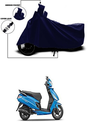Gromaa Two Wheeler Cover for Hero(Blue)