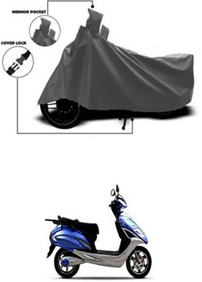 Gromaa Two Wheeler Cover for Lohia(Fame, Grey)