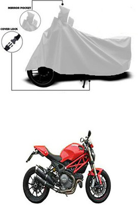 Wadhwa Creations Two Wheeler Cover for Ducati(Silver)