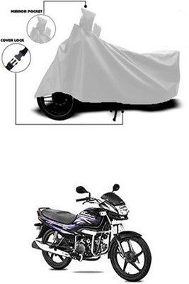 Wadhwa Creations Two Wheeler Cover for Hero(Silver)