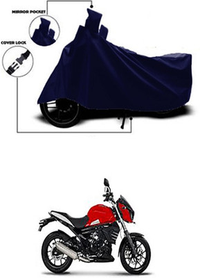 Gromaa Two Wheeler Cover for Mahindra(Blue)