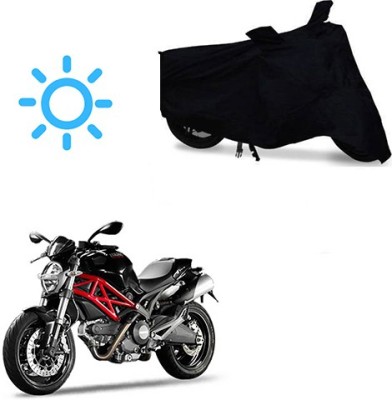 SRENTERPRISES Two Wheeler Cover for Ducati(Monster 796 S2R, Black)