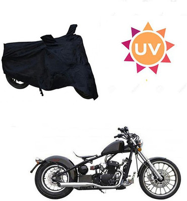 RPSENTTERPR Waterproof Two Wheeler Cover for Harley Davidson(Bobber 350, Black)