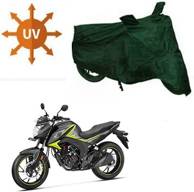 RPSENTTERPR Waterproof Two Wheeler Cover for Honda(CB Hornet 160, Green)