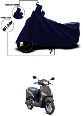 Wadhwa Creations Two Wheeler Cover for Hero(Electric Optima, Blue)