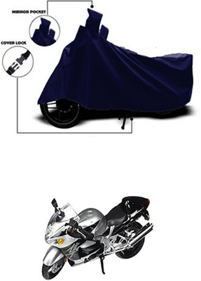 Gromaa Two Wheeler Cover for Suzuki(Blue)