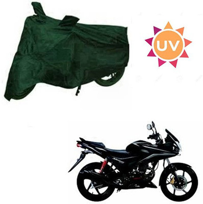 RPSENTTERPR Waterproof Two Wheeler Cover for Honda(CBF Stunner, Green)