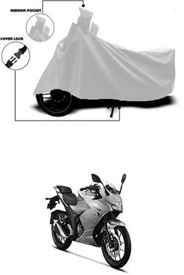 Gromaa Two Wheeler Cover for Suzuki(Silver)