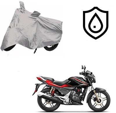 SRENTERPRISES Two Wheeler Cover for Hero(CBZ Extreme, Silver)