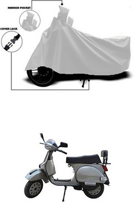 Wadhwa Creations Two Wheeler Cover for LML(Silver)