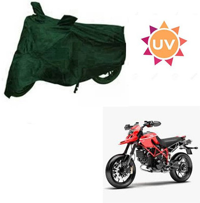 RPSENTTERPR Waterproof Two Wheeler Cover for Ducati(Hypermotard, Green)