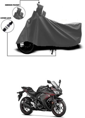 Wadhwa Creations Two Wheeler Cover for Yamaha(Grey)