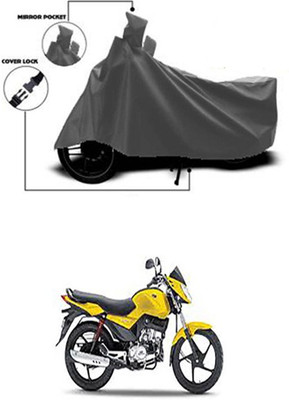 Gromaa Two Wheeler Cover for Mahindra(Stallio, Grey)
