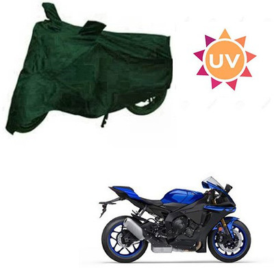 RPSENTTERPR Waterproof Two Wheeler Cover for Yamaha(YZF R1, Green)