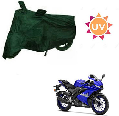 RPSENTTERPR Waterproof Two Wheeler Cover for Yamaha(R15 V3, Green)