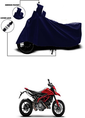 Wadhwa Creations Two Wheeler Cover for Ducati(Hypermotard, Blue)