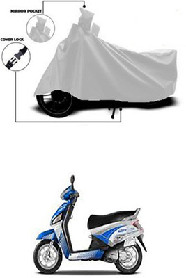 Wadhwa Creations Two Wheeler Cover for Mahindra(Silver)