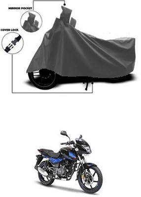 Wadhwa Creations Two Wheeler Cover for Bajaj(Pulsar 150 DTS-i, Grey)