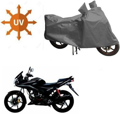 Feel heaven Waterproof Two Wheeler Cover for Honda(CBF Stunner, Grey)