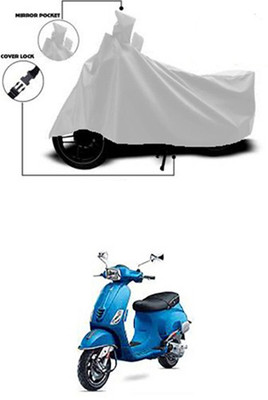 Gromaa Two Wheeler Cover for Universal For Bike(Vespa SXL, Silver)