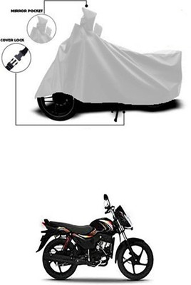Gromaa Two Wheeler Cover for Mahindra(Pantero, Silver)