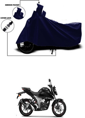 Gromaa Two Wheeler Cover for Suzuki(Blue)