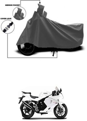 Wadhwa Creations Two Wheeler Cover for Hyosung(GT650R, Grey)