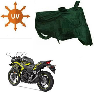 RPSENTTERPR Waterproof Two Wheeler Cover for Honda(CBR 250R, Green)