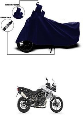 Mdstar Waterproof Two Wheeler Cover for Triumph(Blue)