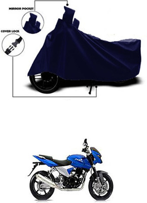 Wadhwa Creations Two Wheeler Cover for Bajaj(Pulsar 200 NS DTS-i, Blue)