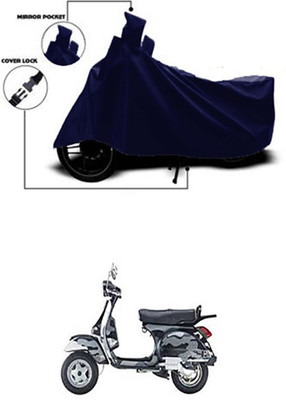 Wadhwa Creations Two Wheeler Cover for LML(Star Euro, Blue)