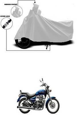 Gromaa Two Wheeler Cover for Royal Enfield(Thunderbird 500, Silver)
