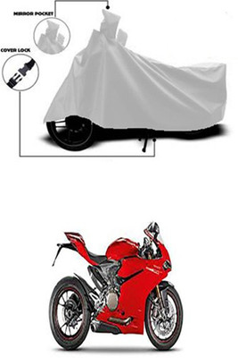 Wadhwa Creations Two Wheeler Cover for Ducati(Silver)