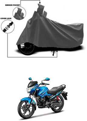 Gromaa Two Wheeler Cover for Hero(Grey)