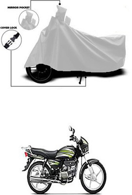 Wadhwa Creations Two Wheeler Cover for Hero(Silver)