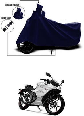 Wadhwa Creations Two Wheeler Cover for Suzuki(Gixxer SF, Blue)