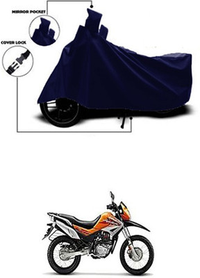 Gromaa Two Wheeler Cover for Hero(Impulse, Blue)
