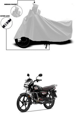 Wadhwa Creations Two Wheeler Cover for TVS(Silver)