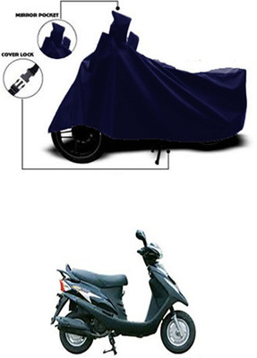 Wadhwa Creations Two Wheeler Cover for Kinetic(Blue)
