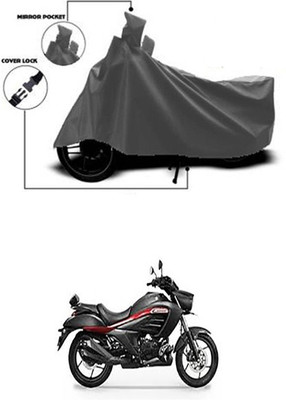 Gromaa Two Wheeler Cover for Suzuki(Intruder, Grey)